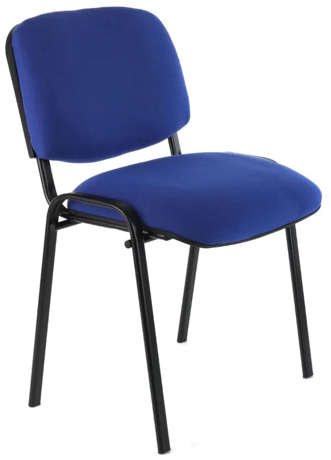 Scaun de conferinta Viva N, picioare negre, albastru