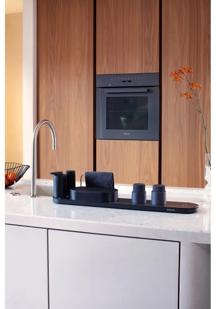 Suport pentru accesorii de spălat gri din plastic SinkStyle – Brabantia