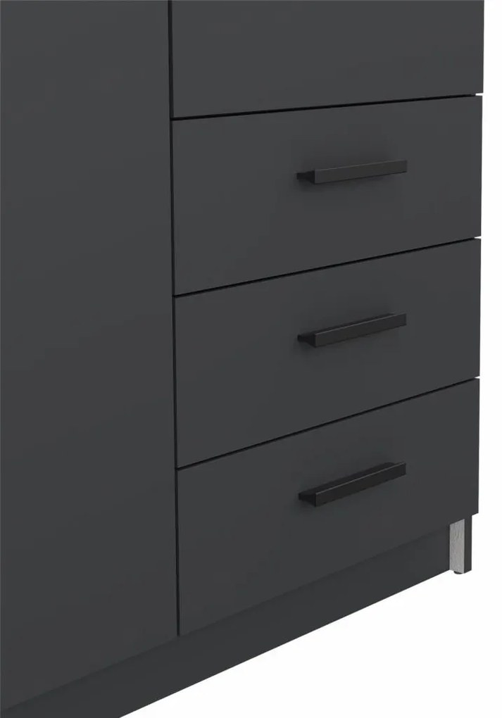 Dulap pentru haine Spike, gri