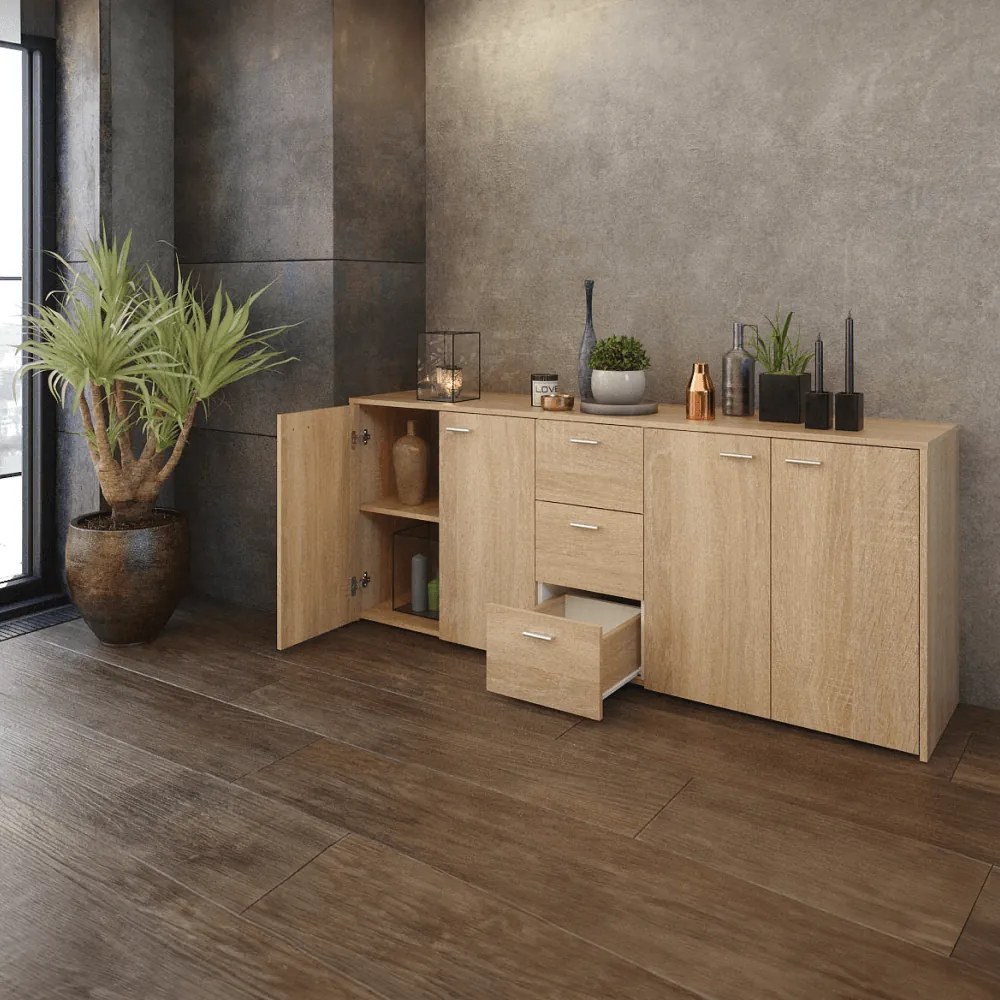 Dulap HUGOS 180, stejar sonoma