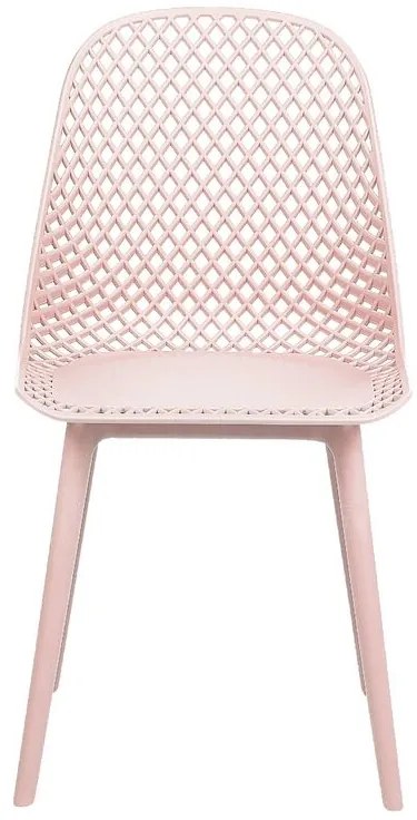 Set 4 buc scaun tip bar Erielle (roz). 1078734