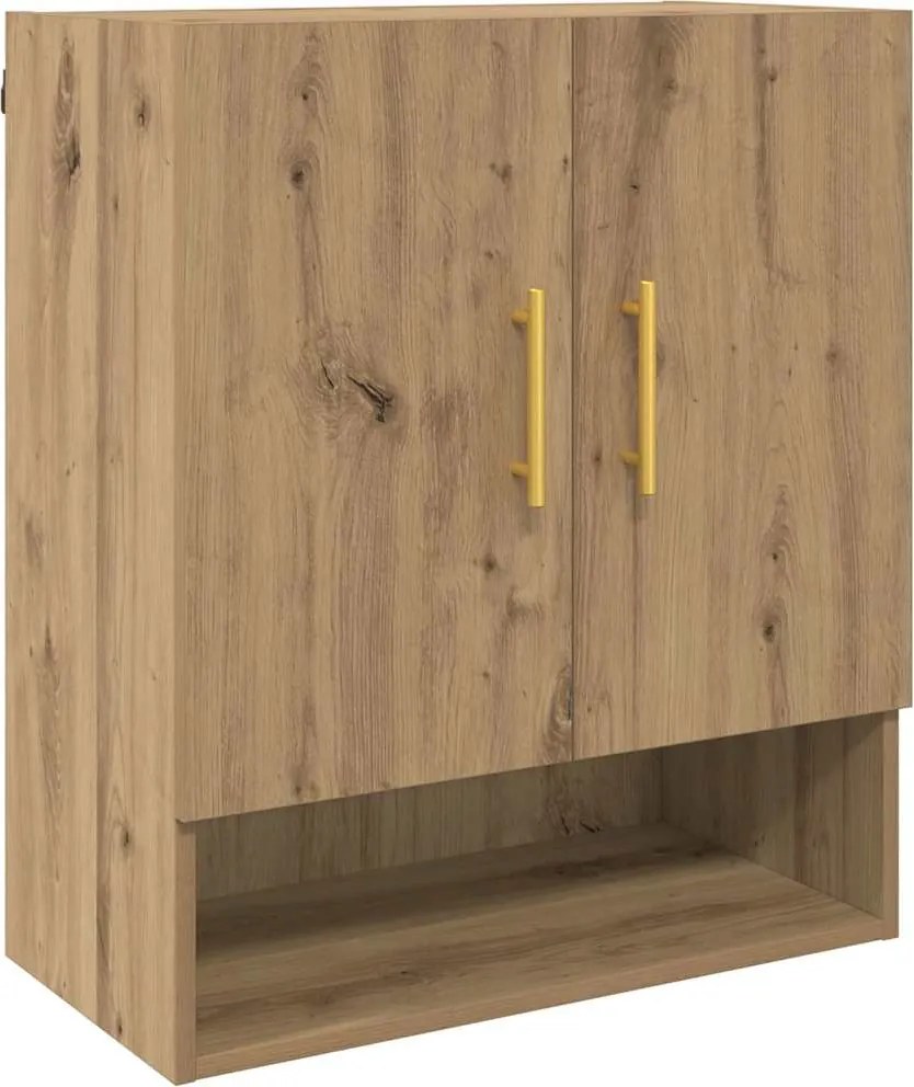 vidaXL Dulap de perete stejar artizanal 60 x 31 x 70 cm Lemn compozit