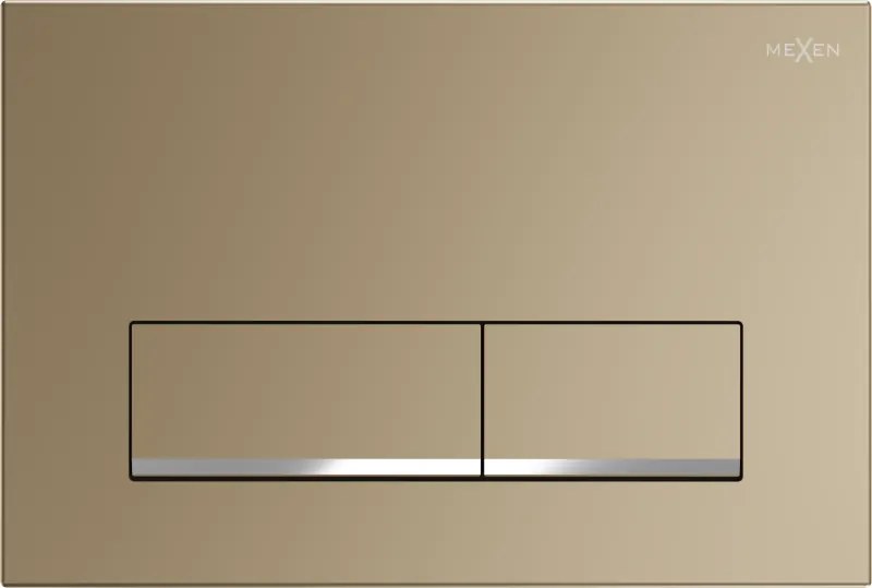 Mexen Fenix 12 buton de spălare, auriu șampanie - 601204
