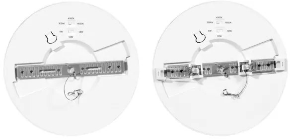 Panou LED cu senzor Ecolite WPCB2-18W/HF/BI LEXA LED/6/12/18W/230V
