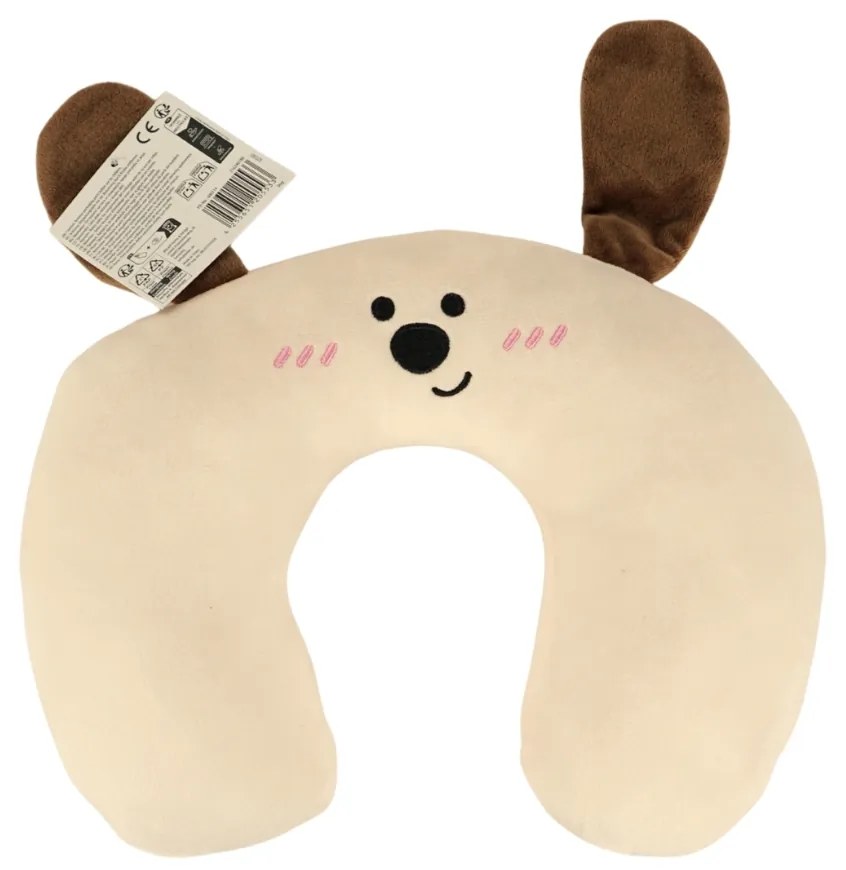 Perna de calatorie TRAVEL FRIENDS 33x25 cm plusata - mai multe culori Culoare: Gri