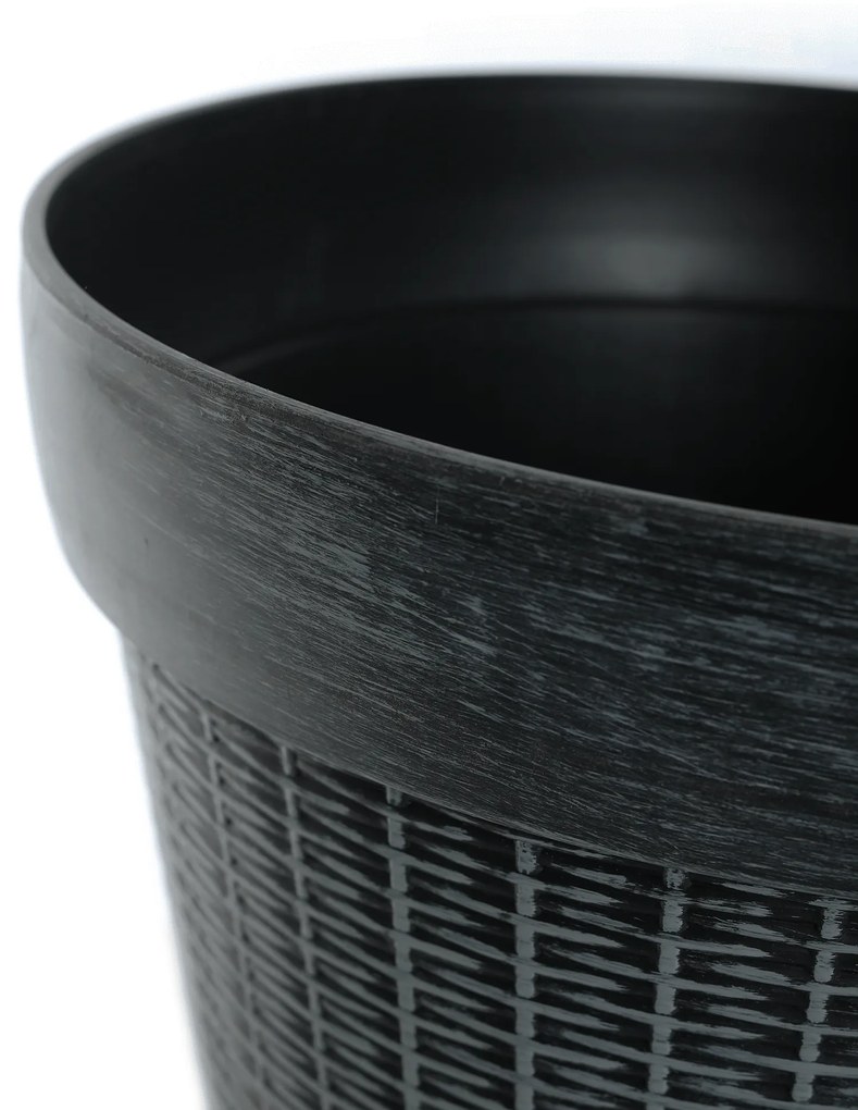 Ghiveci din plastic, gri, IROM TIP 1