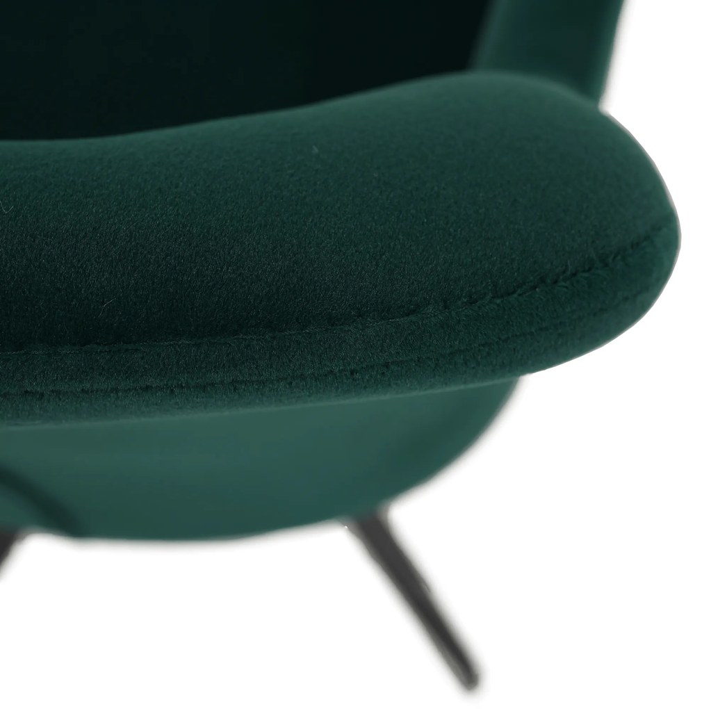 Zondo Fotoliu rotativ de design Vavien (verde). 1021255
