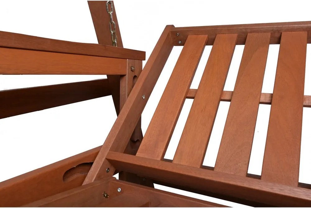 Balansoar de grădină verde/ din lemn Vegas Lux - Rojaplast