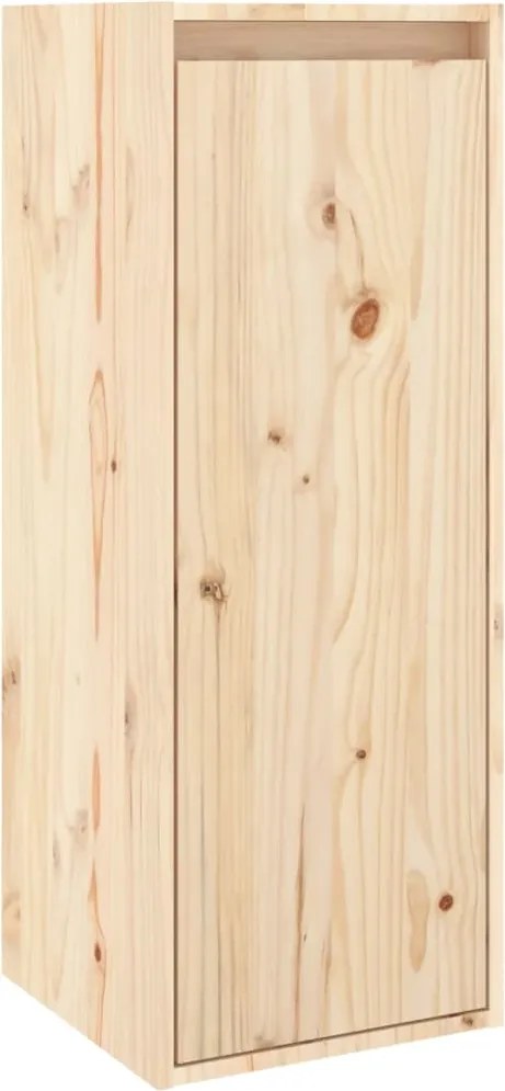 vidaXL Dulap de perete, 30x30x80 cm, lemn masiv de pin