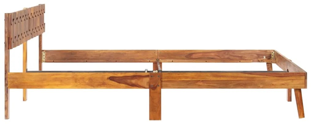 Cadru de pat, 180 x 200 cm, lemn masiv de sheesham 180 x 200 cm, Lemn masiv de sheesham