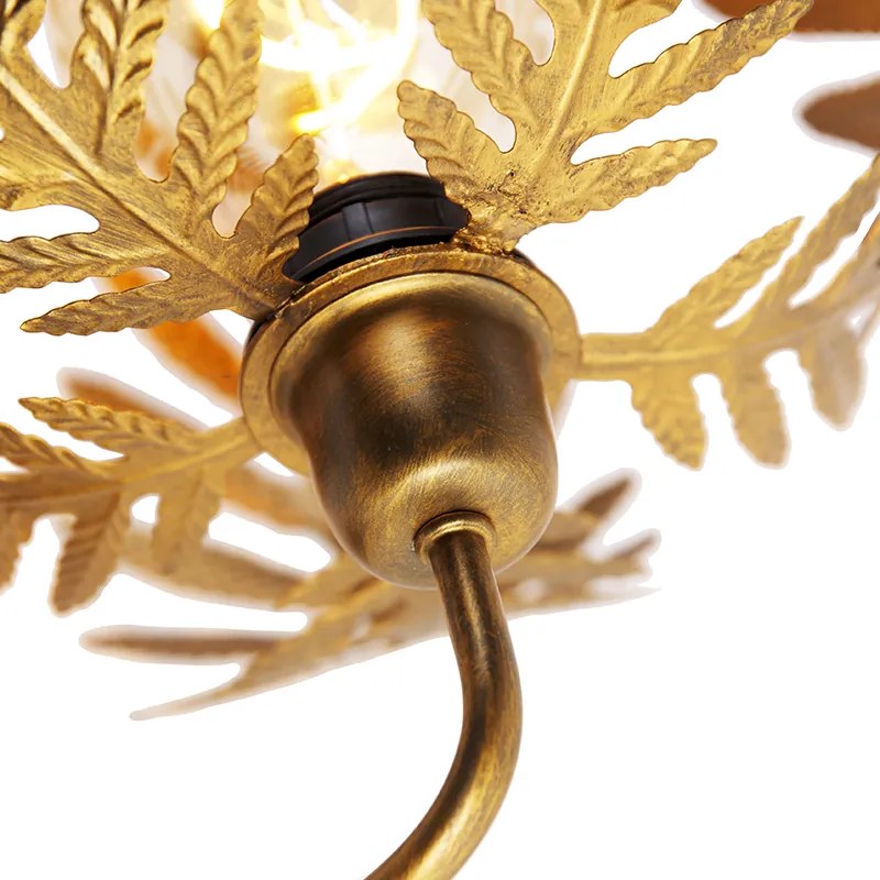 Aplică vintage aurie 25 cm - Botanica