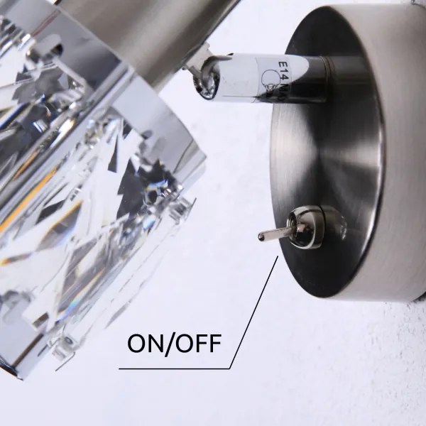 Globo 54356-1 - Aplică perete spot KRIS 1xE14/40W/230V