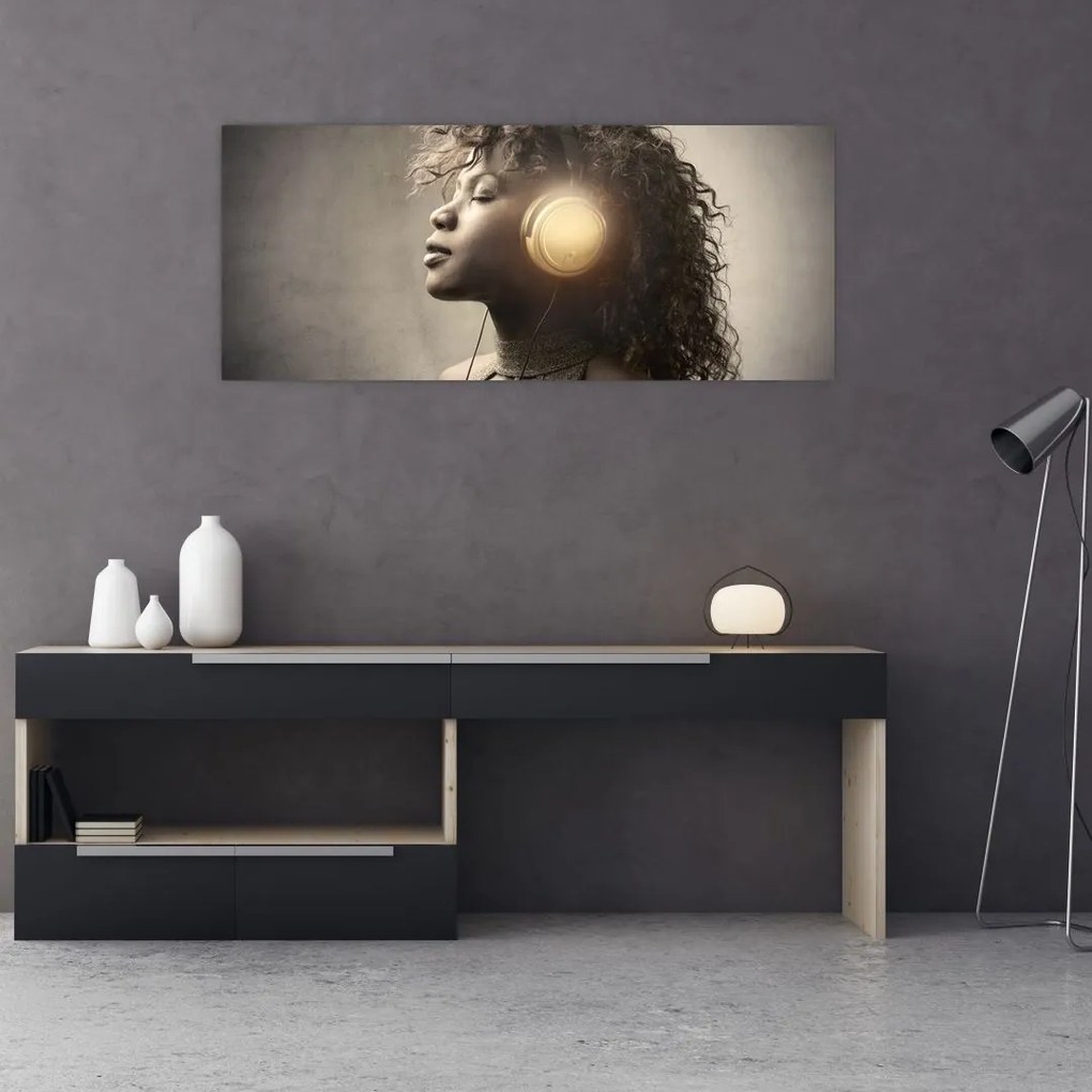Tablou - Puterea muzicii (120x50 cm)