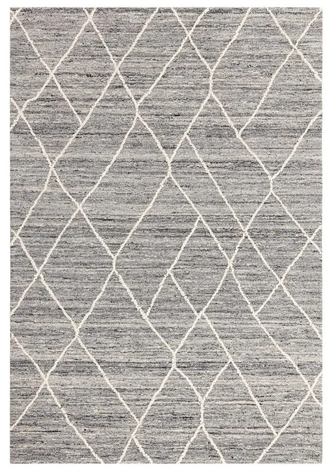 Covor gri din lână 200x290 cm Noah – Asiatic Carpets