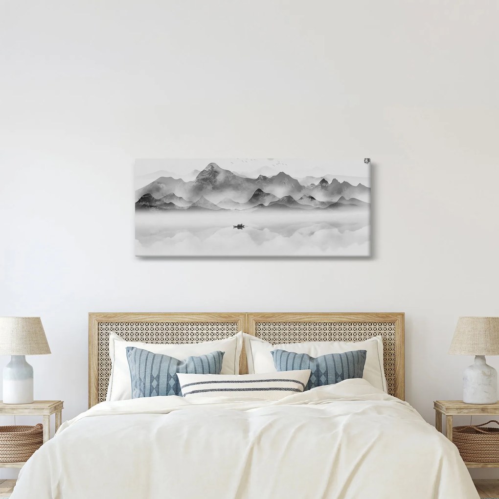 Tablou - Lac japonez (120x50 cm)