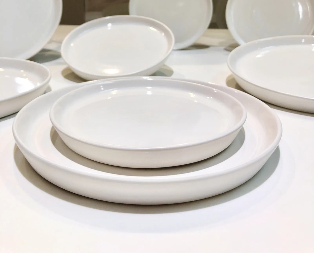 Set 4 Farfurii Casablanca (2F+2F Alb)