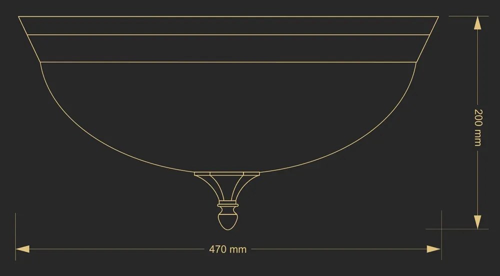 Plafoniera design clasic realizata manual Decor