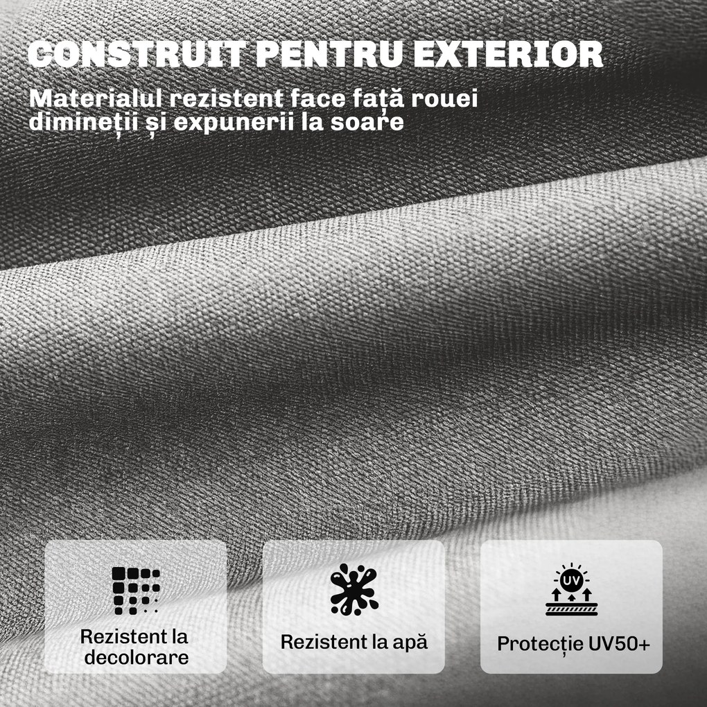 Outsunny Pernă pentru Scaune de Grădină, Leagăn, Bancă, Saltea Lungă | Aosom Romania