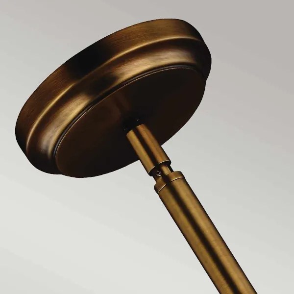 Lustră pe tijă Feiss FE-HOBSON-P-M-AB HOBSON 1xE27/60W/230V bronz