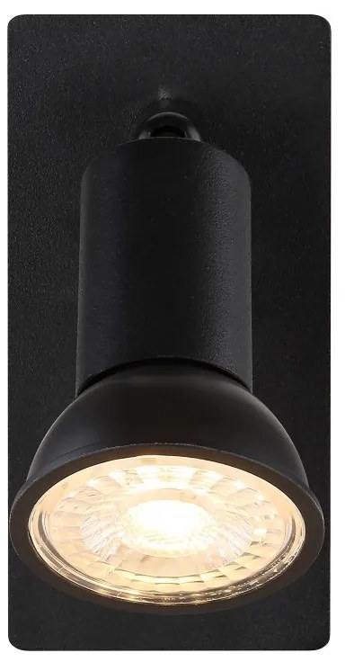 Aplica de perete design modern Drew negru