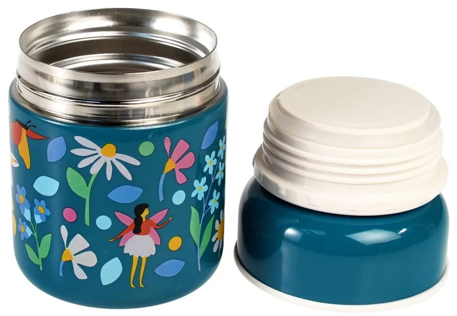 Termos albastru pentru mâncare, pentru copii 280 ml Fairies in the Garden – Rex London