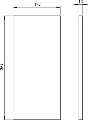 Correo Raft de piatră, pentru coloanele de baie - sistem modular CBL_A20B