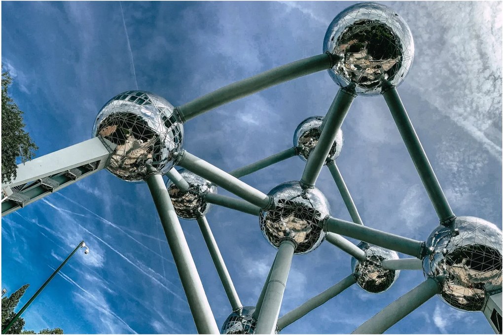 Tablou- atomium la Bruxelles (90x60 cm)