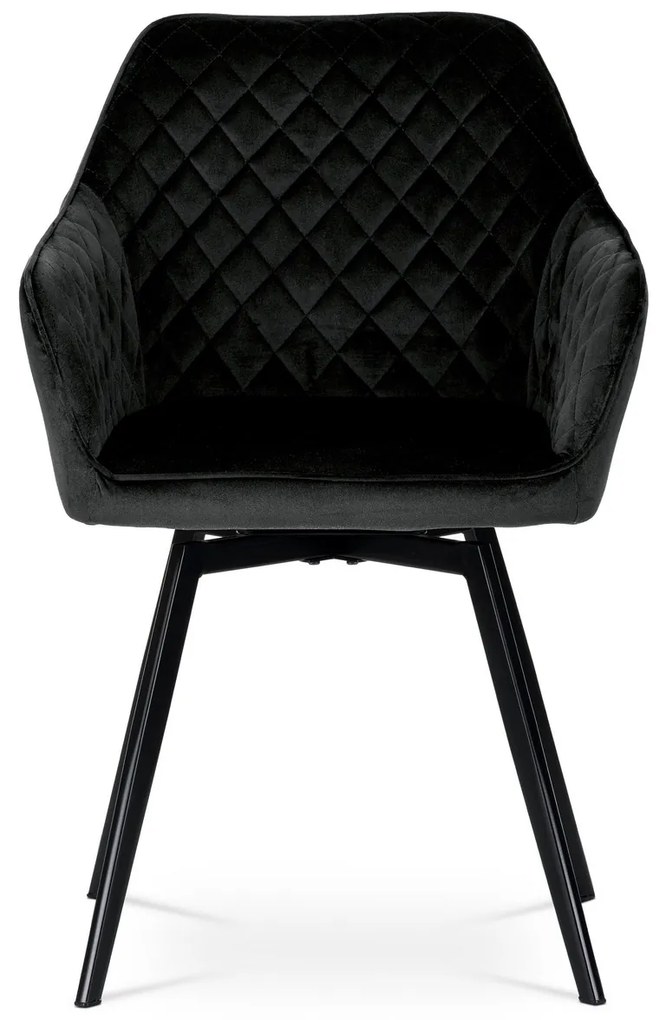 Set de scaune de sufragerie DCH-425 BK4, 2 buc.