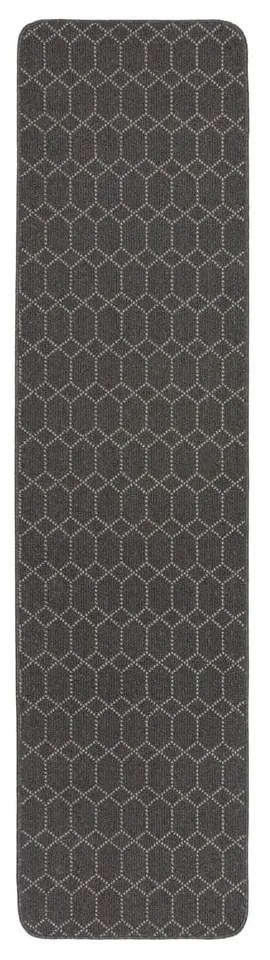 Covor tip traversă gri închis lavabil 57x230 cm Argyll – Flair Rugs