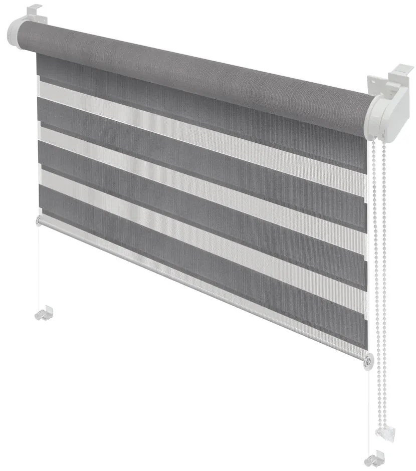 Jaluzea gri zi/noapte 57x150 cm Zebra – Gardinia