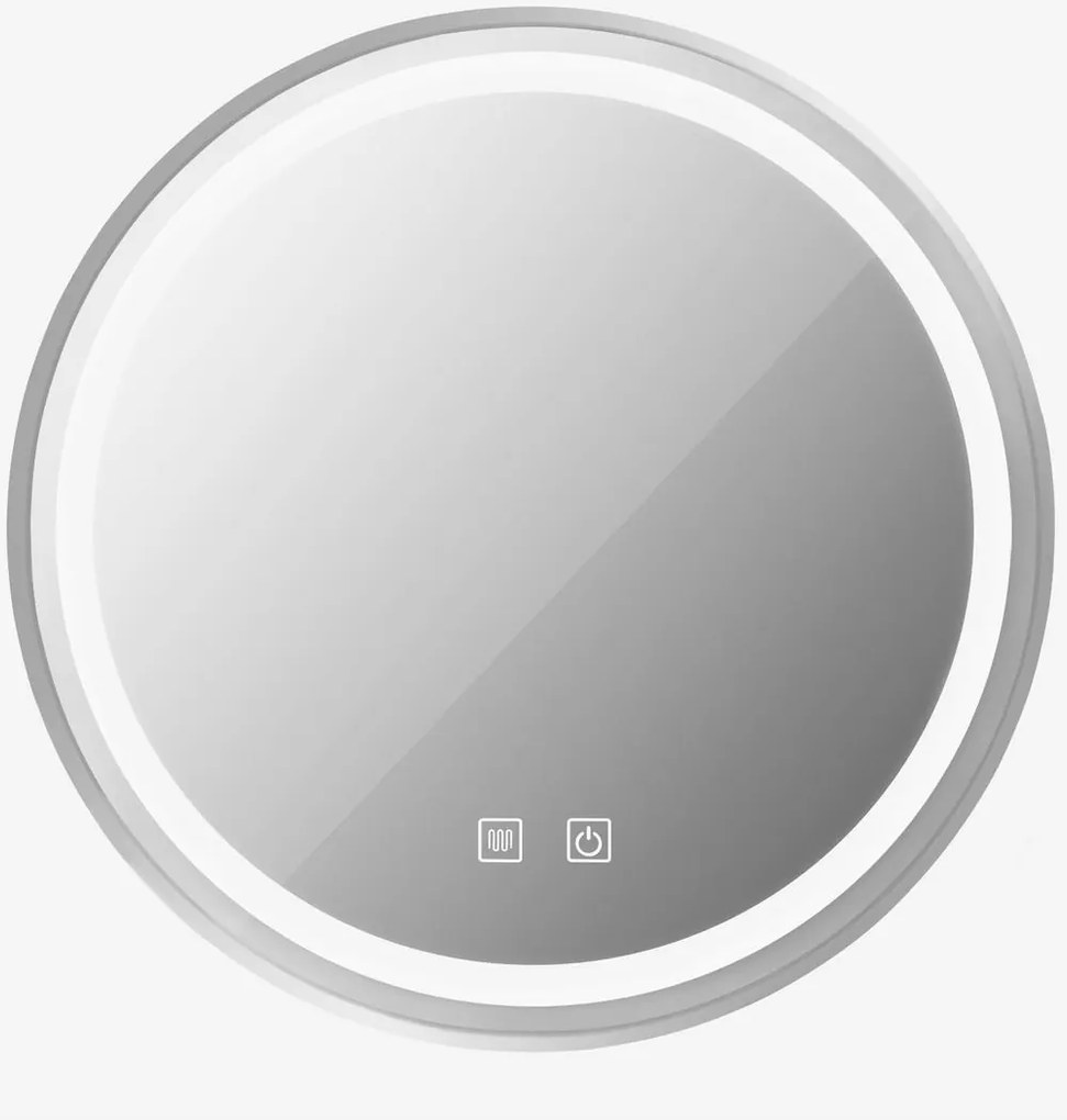 Oglinda LED 50cm MMJ crom periat