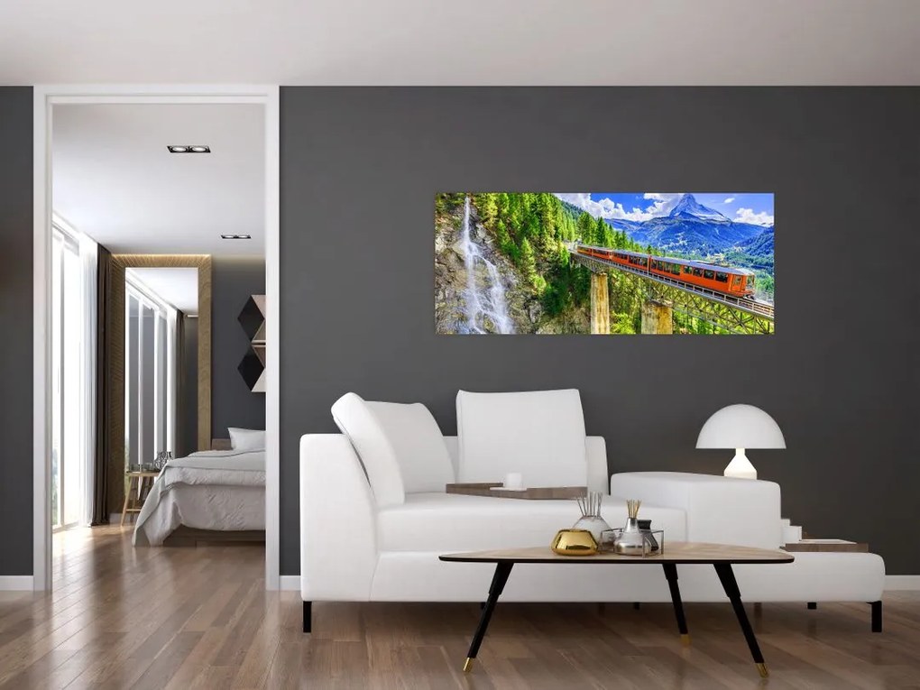 Tablou - Matterhorn, Zermatt, Valais, Elveția (120x50 cm)