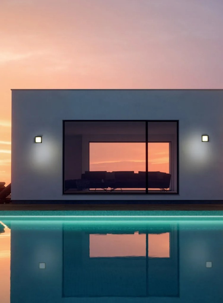 Aplica LED CCT iluminat exterior IP65 CREEK, alba MA-8852