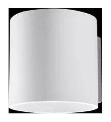 Aplică de perete albă ø 10 cm Roda – Sollux