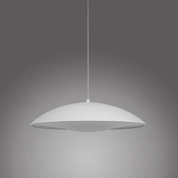 Schöner Wohnen LENTE 14606-16 – lampă suspendată LED dimabilă pe cablu, 17 W, 230 V, Ø 40 cm, albă
