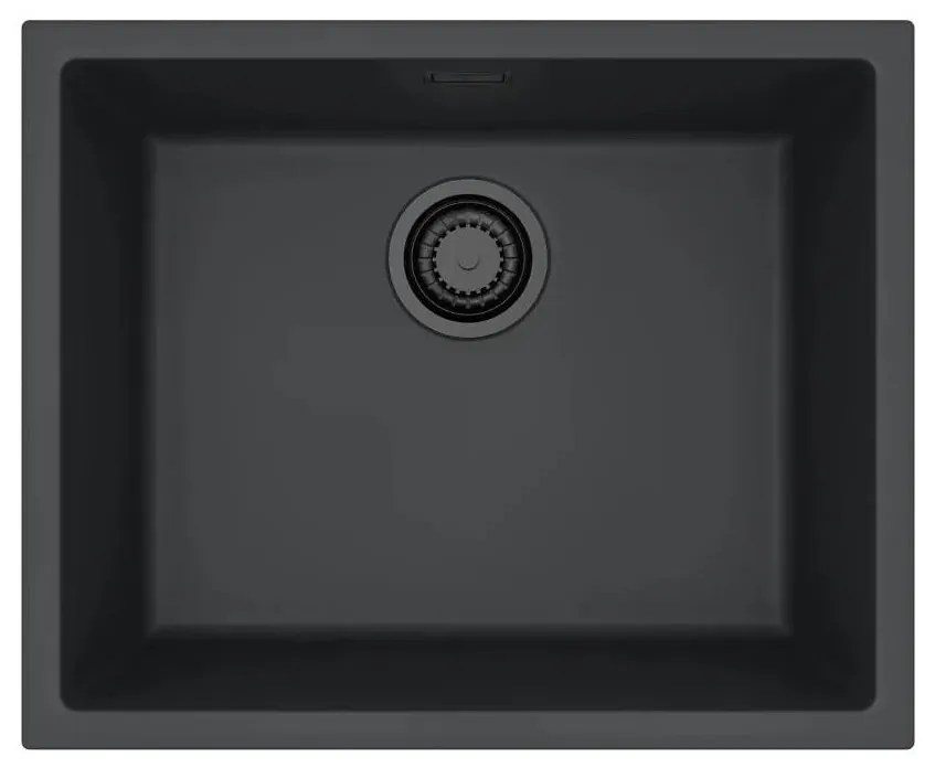 Chiuvetă de bucătărie ALVEUS 1150057 OMNI 55x45 cm negru mat