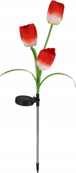 Lampă decorativă solară LED RGB 3xLED/3,7V 200 mAh IP44 tulipán