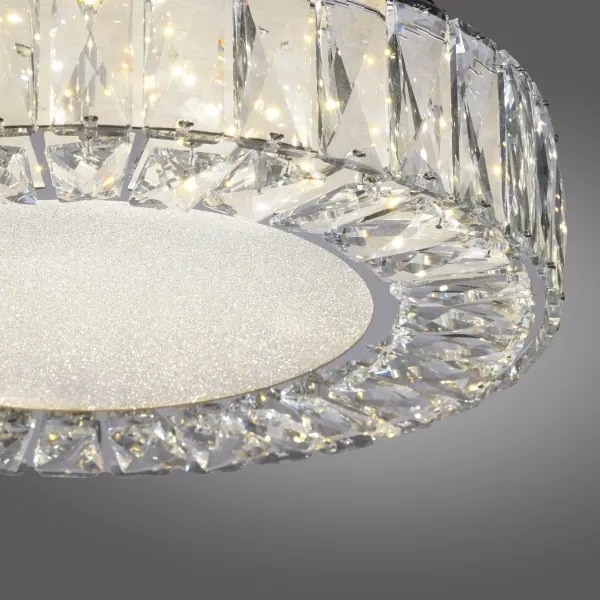 JUST LIGHT. 15221-17 - Plafonieră LED KULUNKA LED/32W/230V crom