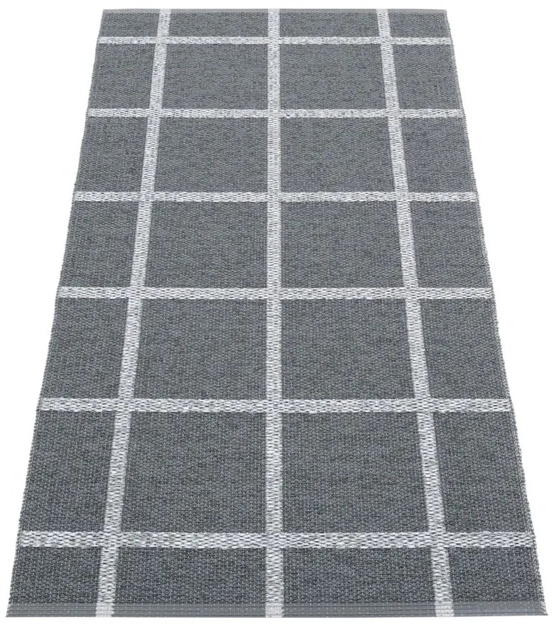 Covor tip traversă pentru interior și exterior gri antracit 70x150 cm Ada Granit – Pappelina