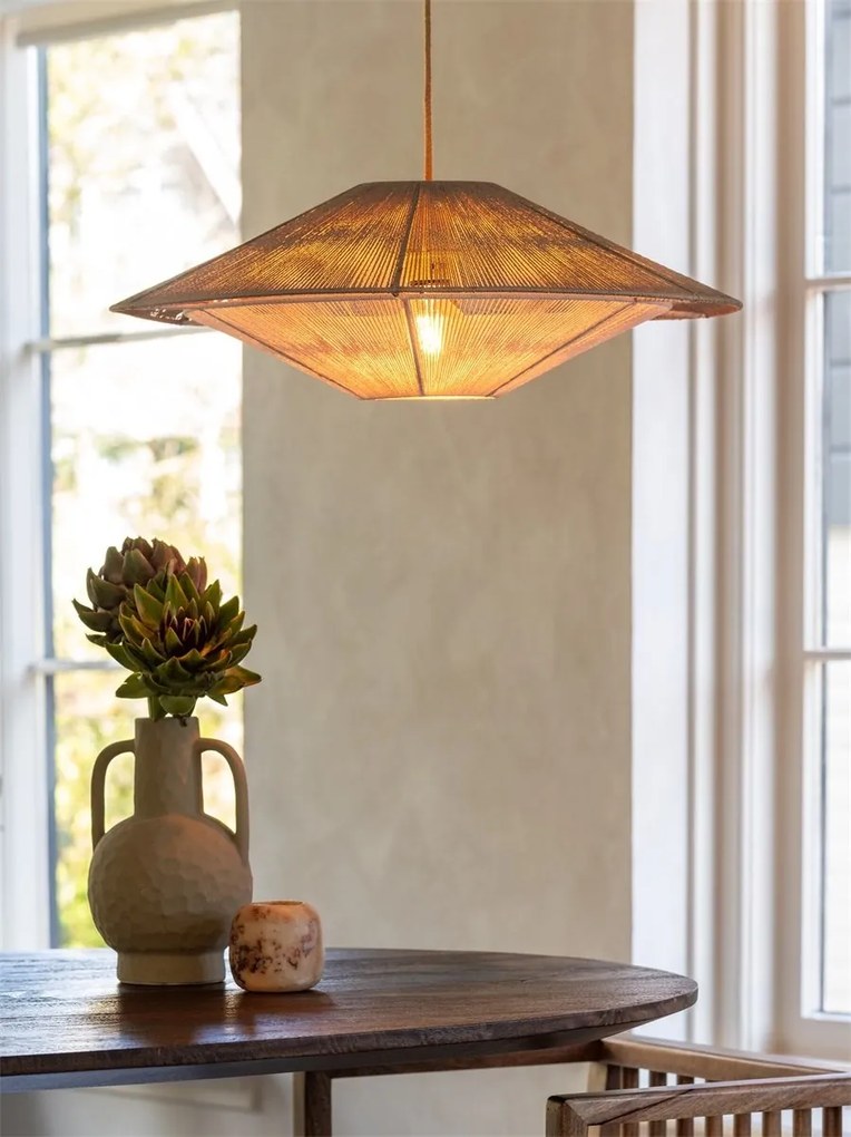 Pendul design natural Lumbini 60x20cm l. grey, L