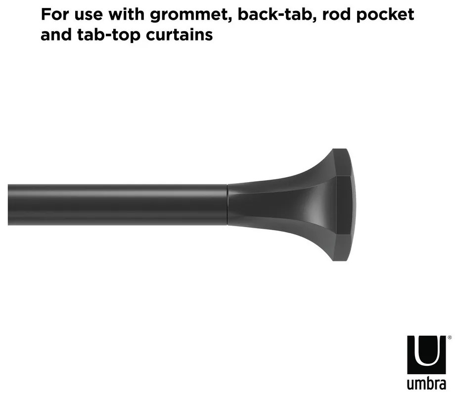 Galerie de perdea extensibilă 92-183 cm din oțel Sita – Umbra