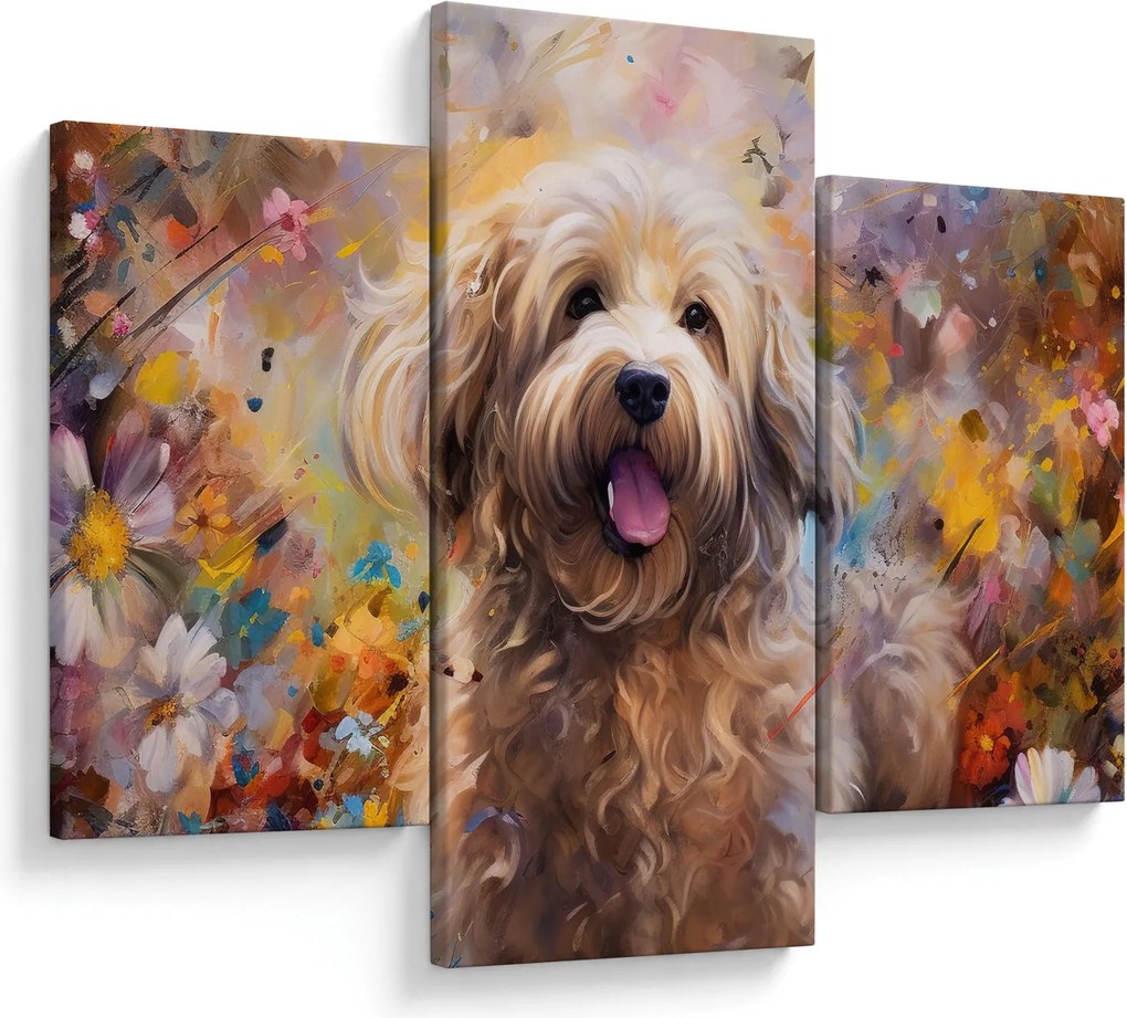 Tablou - Happy Dog II. (90x60 cm)