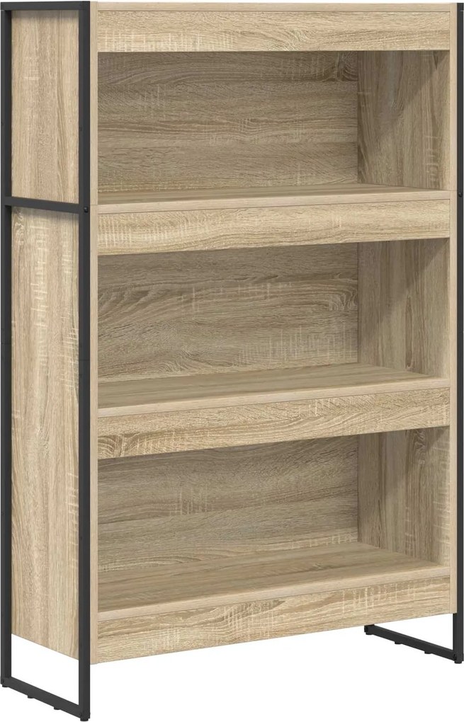 vidaXL Dulap pentru cărți Sonoma 80 x 30 x 155 cm Lemn compozit