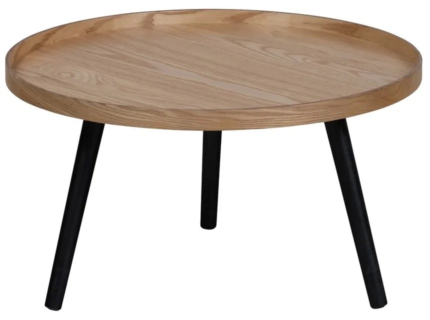 Măsuță auxiliară WOOOD Mesa, ø 60 cm, natural