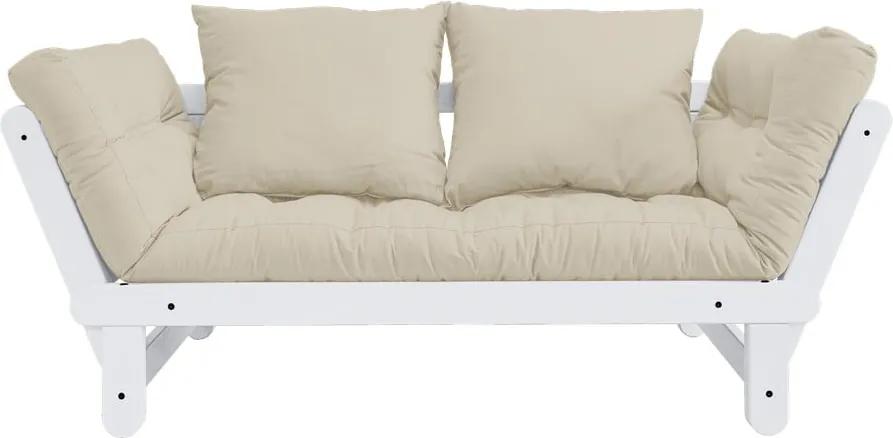 Canapea extensibilă Karup Design Beat White/Beige