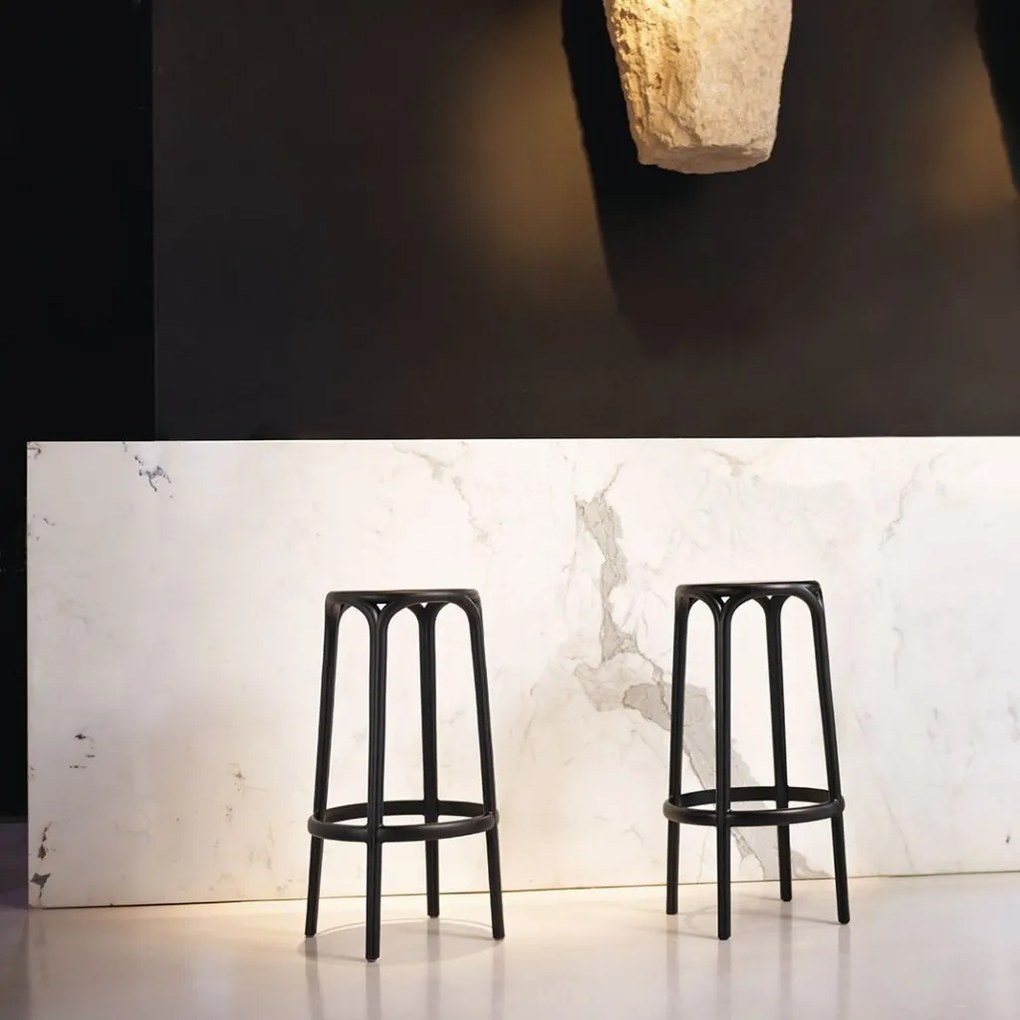 Set de 4 Scaune inalte / Tabureti de bar exterior / interior design modern premium BROOKLYN COUNTER STOOL H-66cm 65028 Vondom