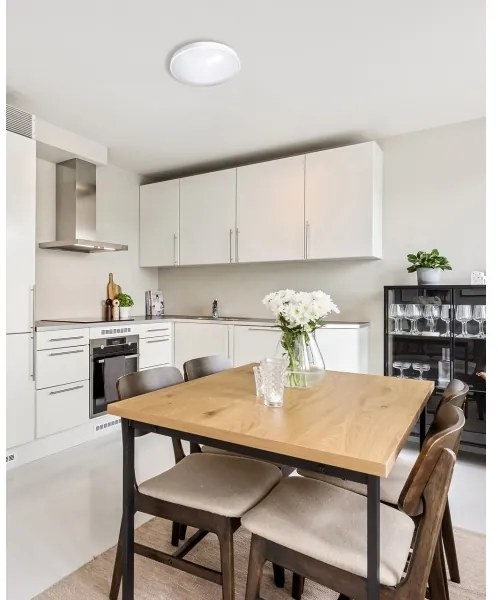 Plafonieră LED pentru baie CIRCLE LED/18W/230V 4000K d. 30 cm IP44 negru