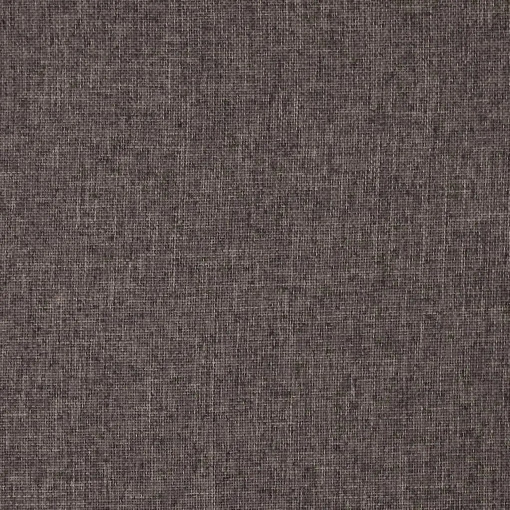 Scaun de podea pivotant, gri taupe, material textil 1, Gri taupe