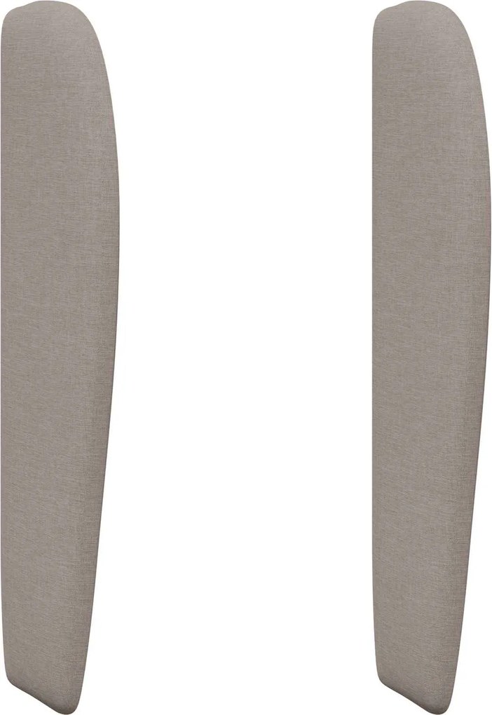 vidaXL Ureche pentru Tăblie Bej 80 x 23 x 6 cm țesătură