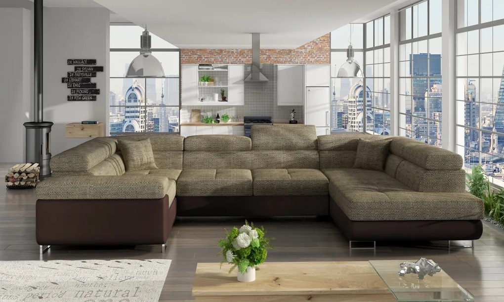 Coltar extensibil Letto pe dreapta Berlin 03/Soft 66